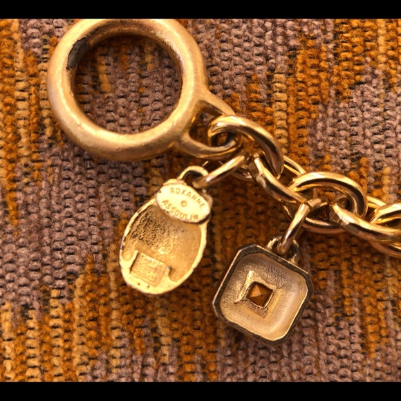Roxanne Assoulin Vintage Gold Charm Bracelet - Picture 8 of 8